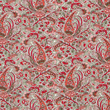 Dehli Paisley Red Viscose Knit - Ribes y Casals