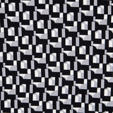 Geo Black Grey Viscose Knit - Ribes y Casals