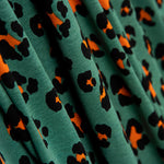 Mint Green Leopard Knit Viscose - Ribes y Casals