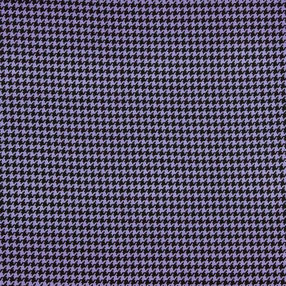 Purple Houndstooth Viscose Knit - Ribes y Casals