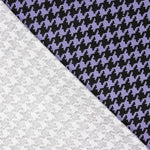 Purple Houndstooth Viscose Knit - Ribes y Casals