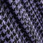 Purple Houndstooth Viscose Knit - Ribes y Casals