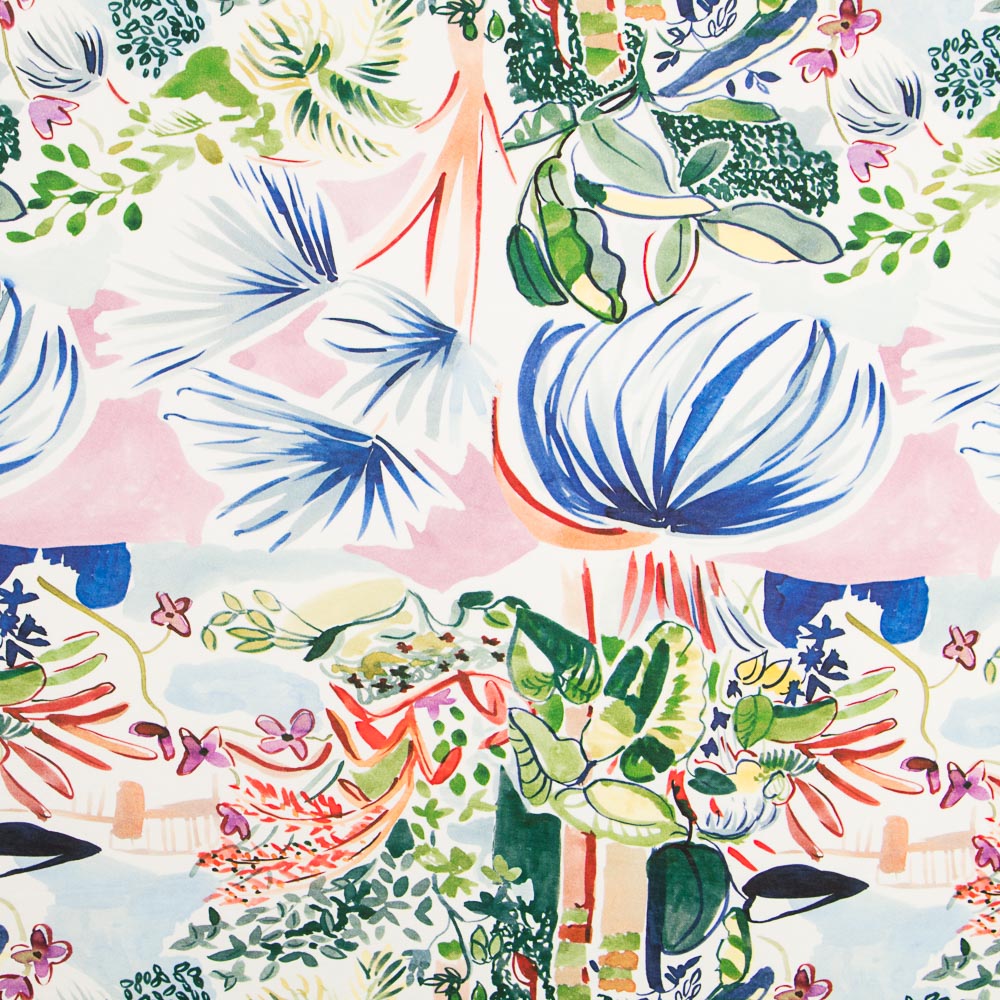 Jersey Viscose Floral Paintings - Ribes y Casals