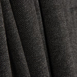 Marl grey and Black Vigoré Herringbone Knit, Two-Way Stretch - Ribes y Casals