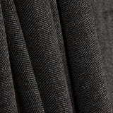 Marl grey and Black Vigoré Herringbone Knit, Two-Way Stretch - Ribes y Casals