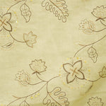 Yellow Embroidered Ramie Fabric - Ribes y Casals