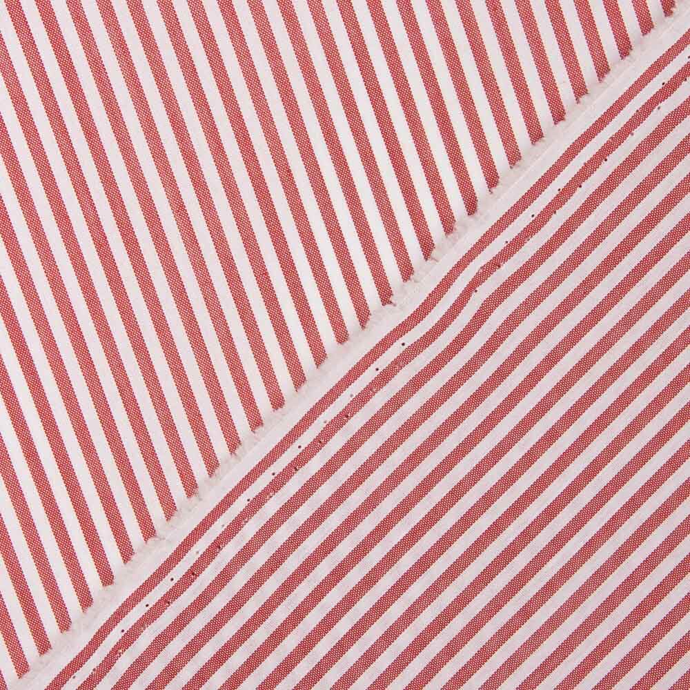 Medium Red Gingham Stripe - Ribes y Casals