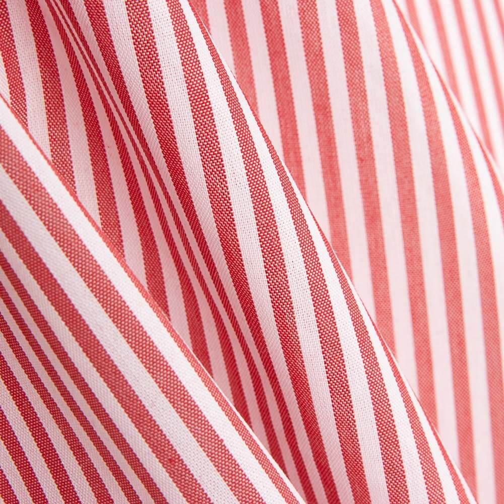 Medium Red Gingham Stripe - Ribes y Casals