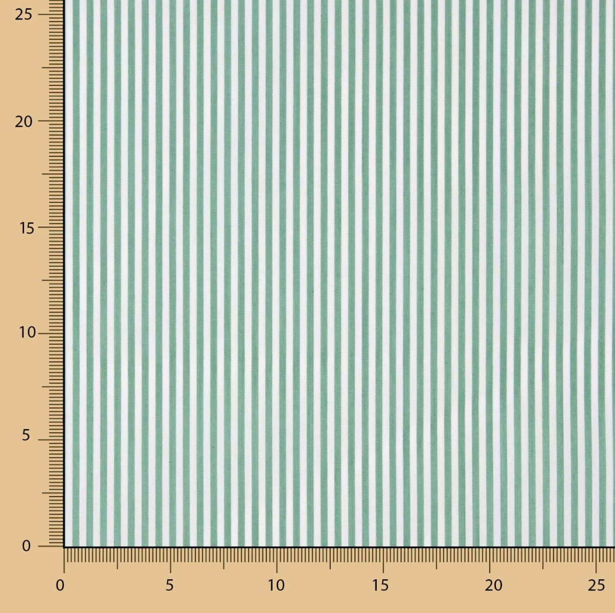 Medium Green Gingham Stripe - Ribes y Casals