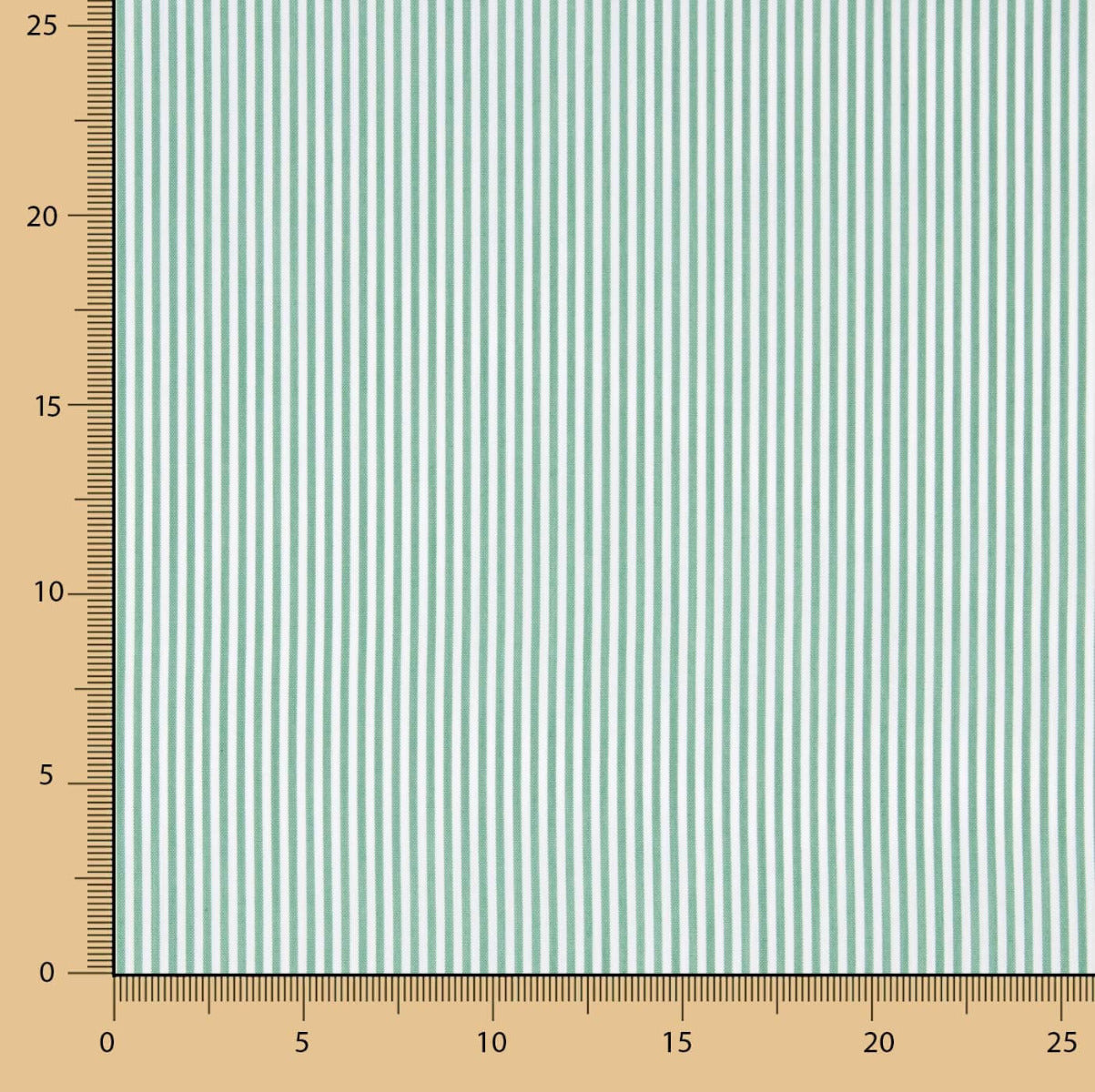 Mini Green Gingham Stripe - Ribes y Casals