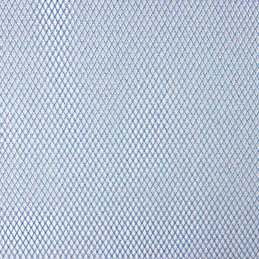 Blue Metallic Net Fabric - Ribes y Casals
