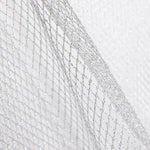 Silver Metallic Net Fabric - Ribes y Casals