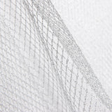 Silver Metallic Net Fabric - Ribes y Casals
