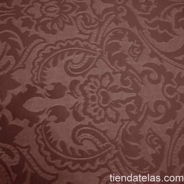 Stain Resistant Jacquard Brown 2 - Ribes y Casals