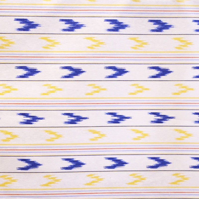 Stain resistant Mallorcan design Yellow / Blue - Ribes y Casals