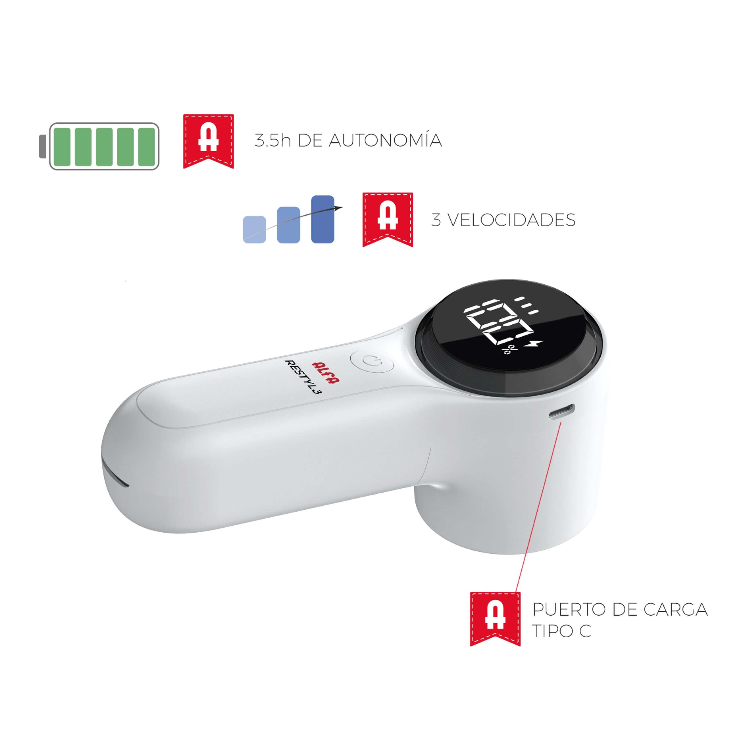 ALFA Restyl3 Electric Lint Remover - Ribes y Casals