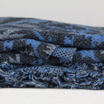 Scraps Poncho Aztec Blue 150x150cm - Ribes y Casals