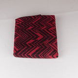 Scraps Poncho Zig Zag Red 150x150cm - Ribes y Casals