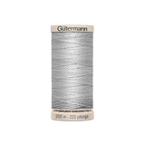 Gütermann Quilting and Patchwork Thread 200 m Light Grey 618 - Ribes y Casals