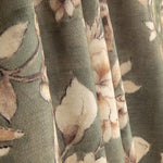 Olive Green ‘Linen Fabric’ Romantic Garden Cotton Canvas - Ribes y Casals