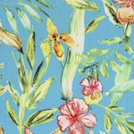 Tropical Turquoise Rustic Fabric - Ribes y Casals