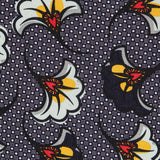 Viscose Vintage Flowers Navy Blue - Ribes y Casals