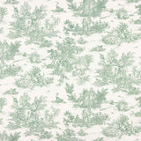 Green Toile de Jouy Sheet - Ribes y Casals