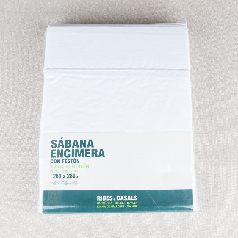 Cotton Sheet 260x280cm - Ribes y Casals