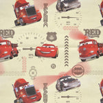 Disney Sheets Cars Beige - Ribes y Casals