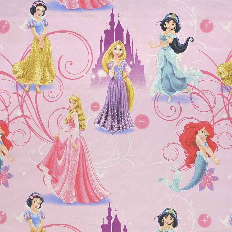 Disney Sheets Princesses Pastel Pink - Ribes y Casals