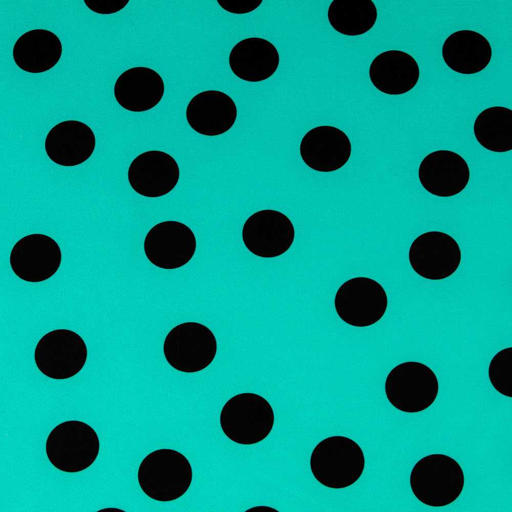 Green Polka Dot Twill - Ribes y Casals