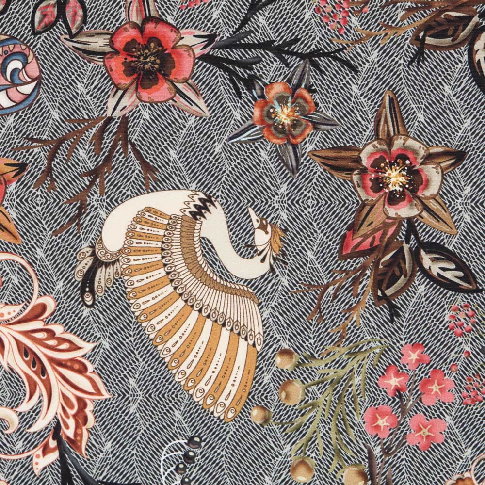 Shanghai Gray Bi-elastic Twill - Ribes y Casals