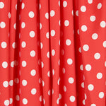Coral Stretch Twill Dots - Ribes y Casals