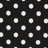 Stretch Twill Dots  Black - Ribes y Casals