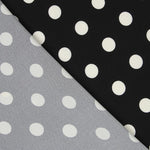 Stretch Twill Dots  Black - Ribes y Casals