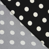 Stretch Twill Dots  Black - Ribes y Casals