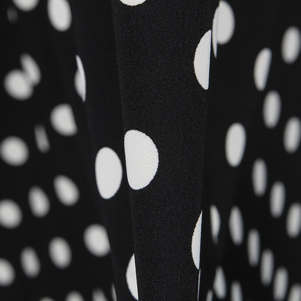 Stretch Twill Dots  Black - Ribes y Casals