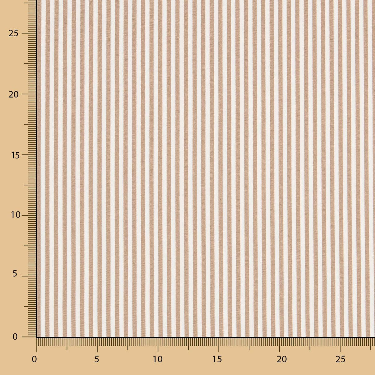 Brown Striped Twill - Ribes y Casals