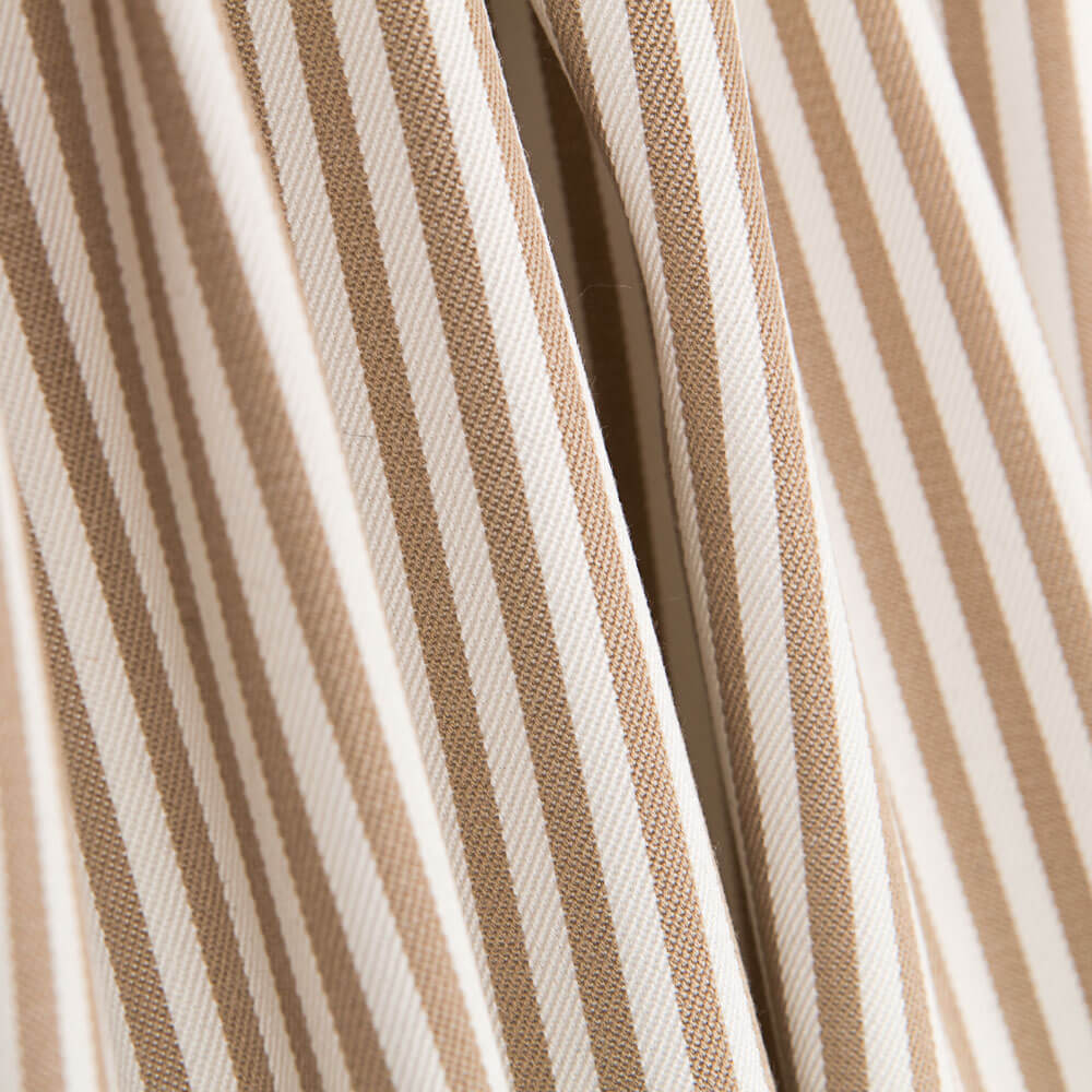 Brown Striped Twill - Ribes y Casals