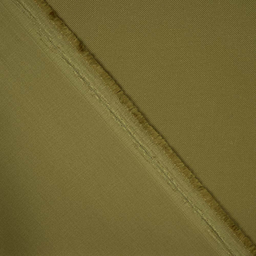 Retal Sarga Tricotina Algodón Verde Caqui 65x140 cm - Ribes y Casals