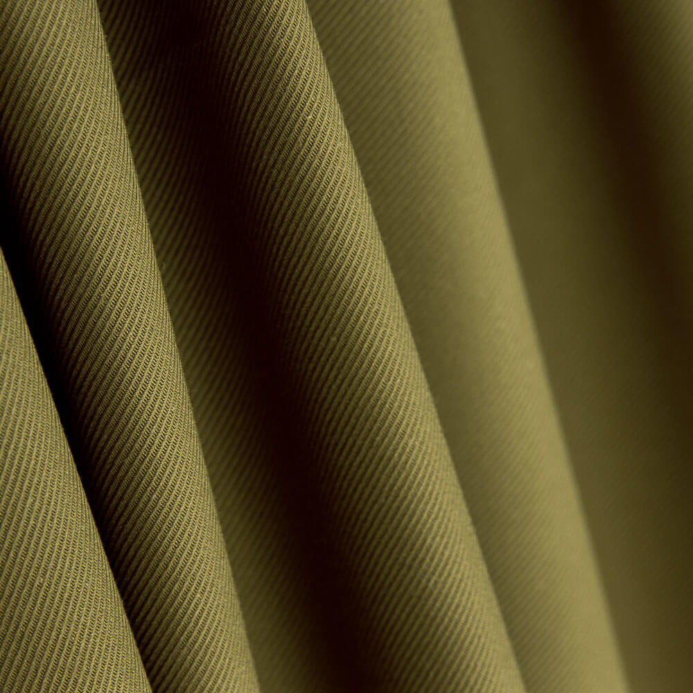 Twill Tricotine Cotton Khaki Green - Ribes y Casals