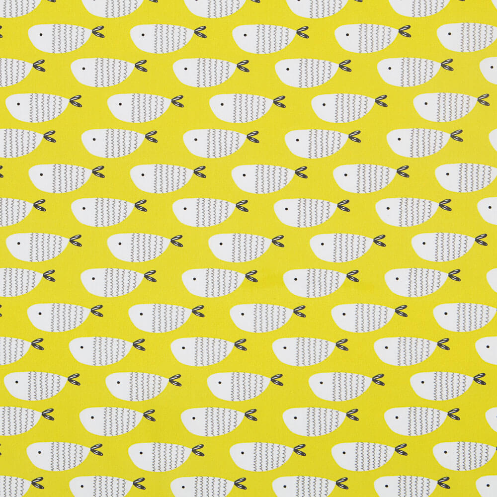 Satin Cotton Fish Mustard - Ribes y Casals