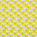Satin Cotton Fish Mustard - Ribes y Casals