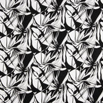 Satin Cotton Print Black-White - Ribes y Casals
