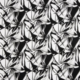 Satin Cotton Print Black-White - Ribes y Casals