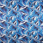 Blue Denisa Printed Satin - Ribes y Casals