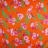 Coral Liana Printed Satin - Ribes y Casals