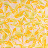 Retal Satén Estampado Palmar Rosado 110x140 cm - Ribes y Casals