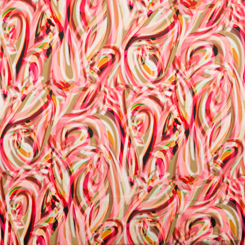 Satin Brushes Printed Pink - Ribes y Casals