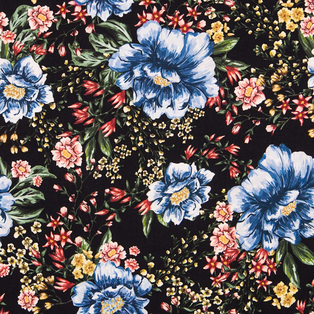 Satén Mate Retro Negro - Ribes y Casals